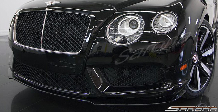 Custom Bentley GTC  Coupe & Convertible Front Add-on Lip (2012 - 2014) - $690.00 (Part #BT-008-FA)